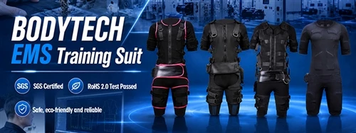 Siwt EMS Ffitrwydd Smart BODYTECH yn pasio Prawf SGS RoHS 2.0